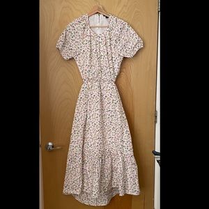 Jcrew floral size 4 cotton dress with pockets